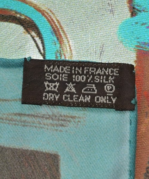 HERMES（エルメス）バンダナ・スカーフ グレー サイズ:90 レディース/2200654762226