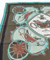 HERMES（エルメス）バンダナ・スカーフ グレー サイズ:90 レディース/2200654762226