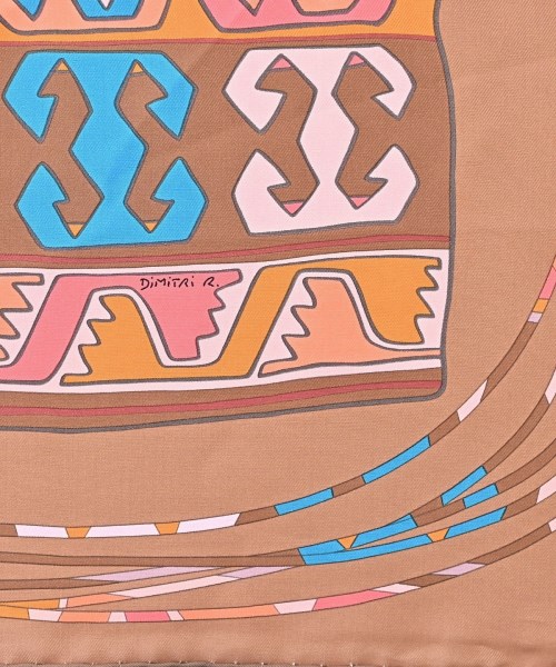 HERMES（エルメス）バンダナ・スカーフ ピンク サイズ:90 レディース/2200654762233