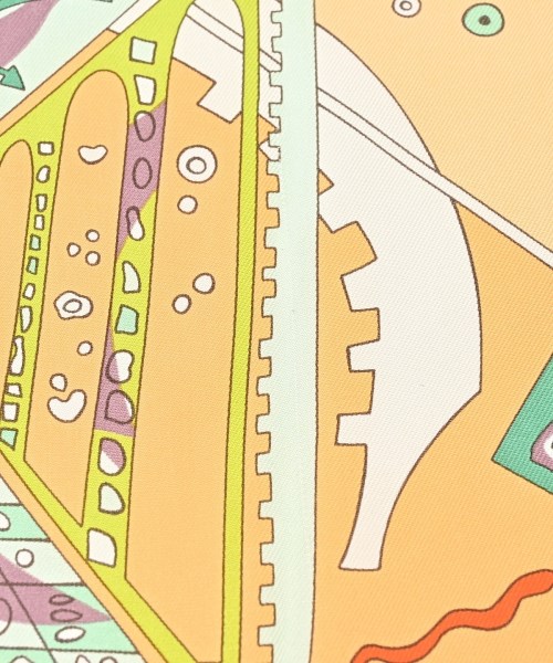 HERMES（エルメス）バンダナ・スカーフ 黄 サイズ:90 レディース/2200654762257