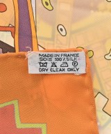 HERMES（エルメス）バンダナ・スカーフ 黄 サイズ:90 レディース/2200654762257