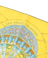 HERMES（エルメス）バンダナ・スカーフ 黄 サイズ:90 レディース/2200654762264