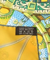 HERMES（エルメス）バンダナ・スカーフ 黄 サイズ:90 レディース/2200654762264