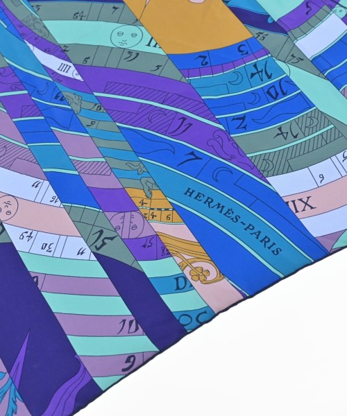 HERMES（エルメス）バンダナ・スカーフ 紫 サイズ:- レディース/2200654762271