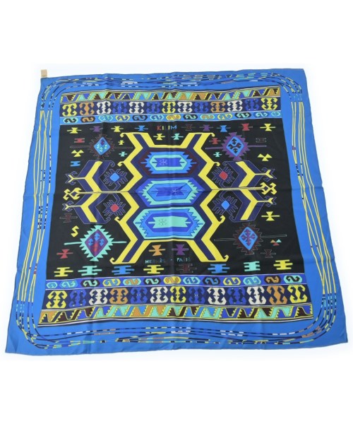 HERMES(エルメス)バンダナ・スカーフ 青 サイズ:90/2200654762288