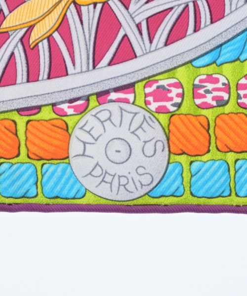 HERMES（エルメス）バンダナ・スカーフ ピンク サイズ:90 レディース/2200654762295