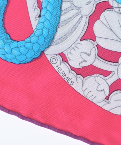 HERMES（エルメス）バンダナ・スカーフ ピンク サイズ:90 レディース/2200654762295
