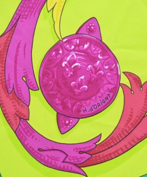 HERMES（エルメス）バンダナ・スカーフ 緑 サイズ:90 レディース/2200654762301