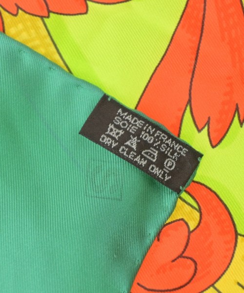 HERMES（エルメス）バンダナ・スカーフ 緑 サイズ:90 レディース/2200654762301