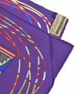 HERMES（エルメス）バンダナ・スカーフ 紫 サイズ:90 レディース/2200654762318