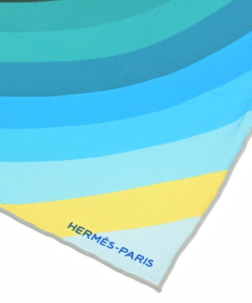 HERMES（エルメス）バンダナ・スカーフ 青 サイズ:90 レディース/2200654762325