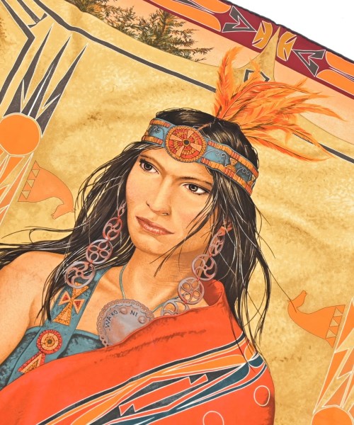 HERMES（エルメス）バンダナ・スカーフ その他（柄物・カラフル） サイズ:90 レディース/2200654762332