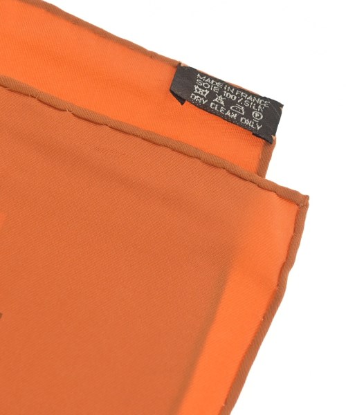 HERMES（エルメス）バンダナ・スカーフ オレンジ サイズ:- レディース/2200654762356