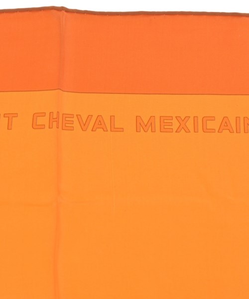 HERMES（エルメス）バンダナ・スカーフ オレンジ サイズ:- レディース/2200654762356