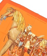 HERMES（エルメス）バンダナ・スカーフ オレンジ サイズ:- レディース/2200654762356