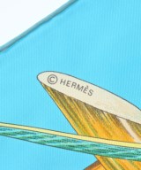 HERMES（エルメス）バンダナ・スカーフ 青 サイズ:90 レディース/2200654762370