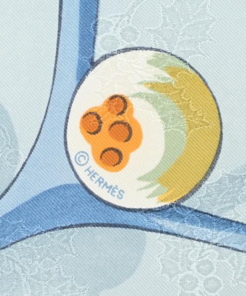 HERMES（エルメス）バンダナ・スカーフ グレー サイズ:90 レディース/2200650020146