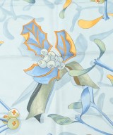 HERMES（エルメス）バンダナ・スカーフ グレー サイズ:90 レディース/2200650020146