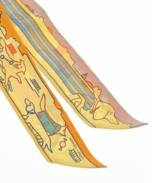 HERMES（エルメス）バンダナ・スカーフ 黄 サイズ:- レディース/2200655269052