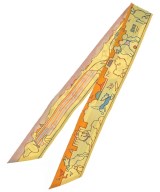 HERMES（エルメス）バンダナ・スカーフ 黄 サイズ:- レディース/2200655269052