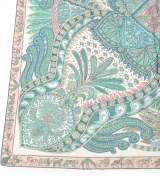 HERMES（エルメス）バンダナ・スカーフ 緑 サイズ:140 レディース/2200655540045