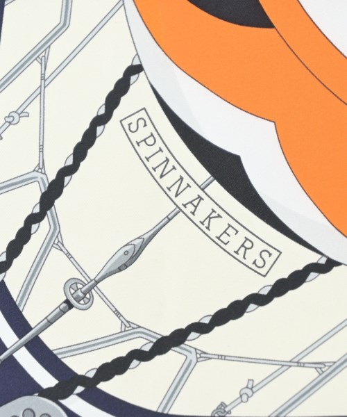 HERMES（エルメス）バンダナ・スカーフ 白 サイズ:90 レディース/2200655540052