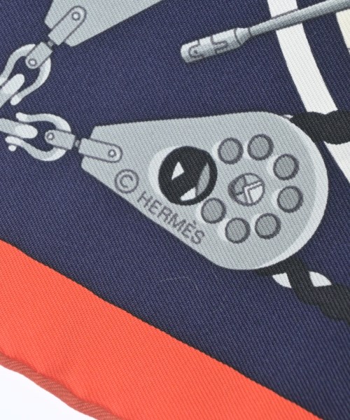 HERMES（エルメス）バンダナ・スカーフ 白 サイズ:90 レディース/2200655540052