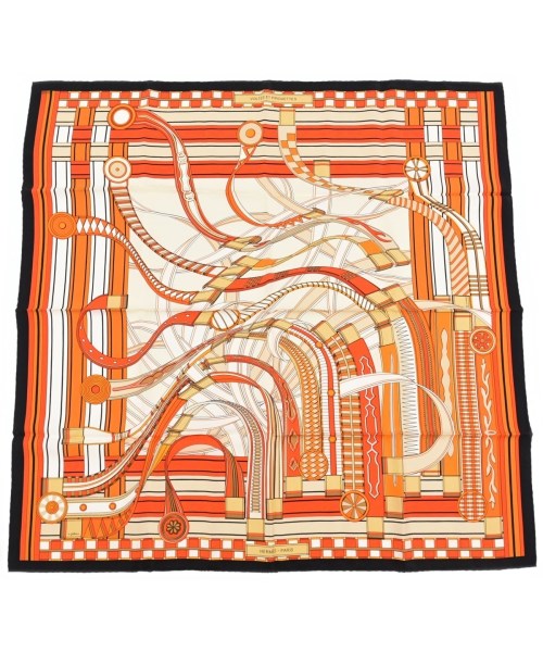 HERMES(エルメス)バンダナ・スカーフ オレンジ サイズ:90/2200649381067