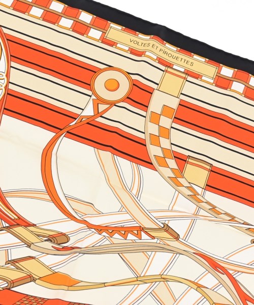 HERMES（エルメス）バンダナ・スカーフ オレンジ サイズ:90 レディース/2200649381067