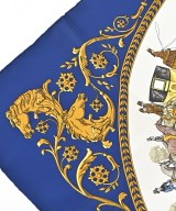 HERMES（エルメス）バンダナ・スカーフ 青 サイズ:90 レディース/2200656057030