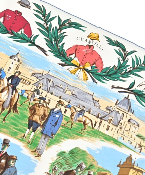 HERMES（エルメス）バンダナ・スカーフ 白 サイズ:90 レディース/2200656057047