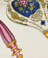 HERMES（エルメス）バンダナ・スカーフ 紺 サイズ:90 レディース/2200656057054