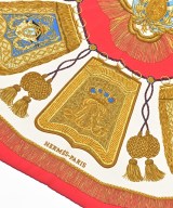 HERMES（エルメス）バンダナ・スカーフ 赤 サイズ:90 レディース/2200656057061