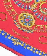 HERMES（エルメス）バンダナ・スカーフ ピンク サイズ:90 レディース/2200656057078