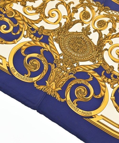 HERMES（エルメス）バンダナ・スカーフ 黄 サイズ:90 レディース/2200656057085