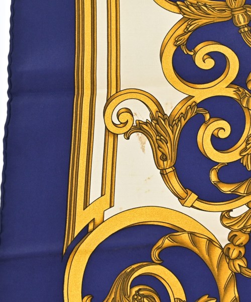 HERMES（エルメス）バンダナ・スカーフ 黄 サイズ:90 レディース/2200656057085