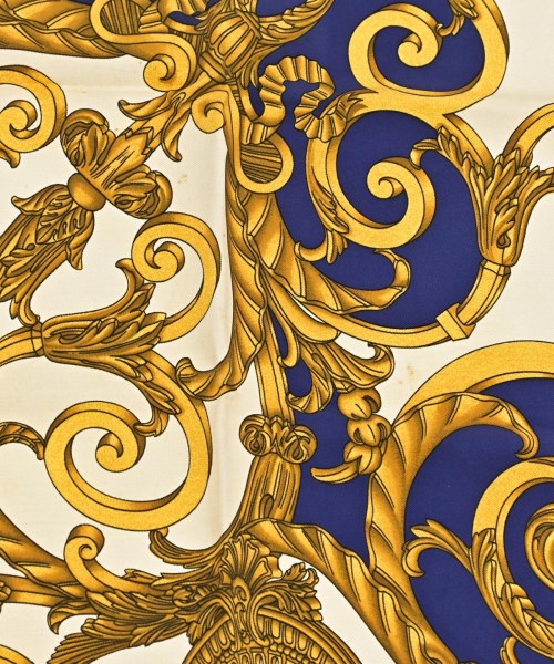 HERMES（エルメス）バンダナ・スカーフ 黄 サイズ:90 レディース/2200656057085