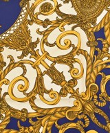 HERMES（エルメス）バンダナ・スカーフ 黄 サイズ:90 レディース/2200656057085