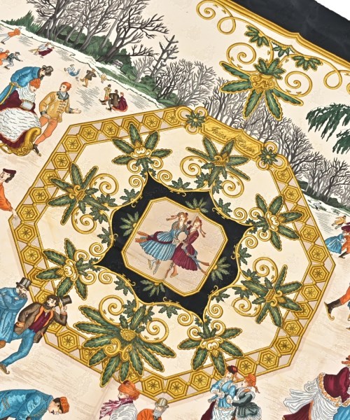 HERMES（エルメス）バンダナ・スカーフ 黒 サイズ:90 レディース/2200656057092