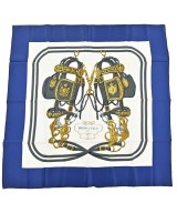 HERMES（エルメス）バンダナ・スカーフ 白 サイズ:90 レディース/2200656057108
