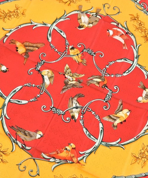 HERMES（エルメス）バンダナ・スカーフ 赤 サイズ:90 レディース/2200656057115