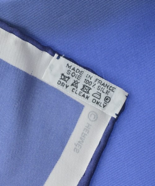 HERMES（エルメス）バンダナ・スカーフ 青 サイズ:90 レディース/2200656057153