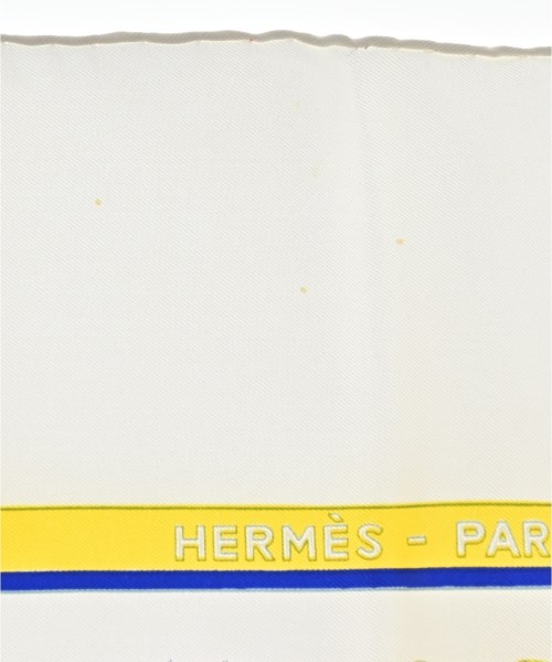 HERMES（エルメス）バンダナ・スカーフ 白 サイズ:90 レディース/2200656057191