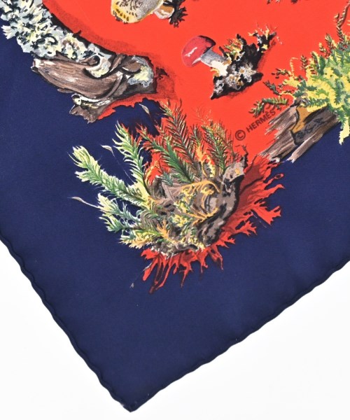 HERMES（エルメス）バンダナ・スカーフ 赤 サイズ:90 レディース/2200656057245