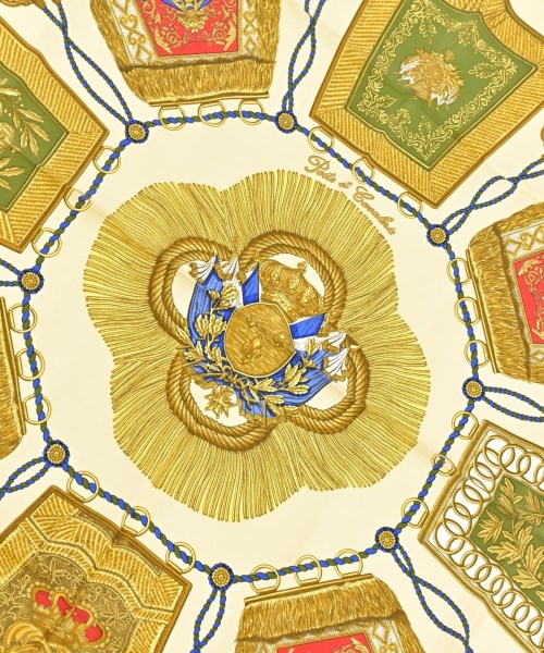 HERMES（エルメス）バンダナ・スカーフ 白 サイズ:90 レディース/2200656057269