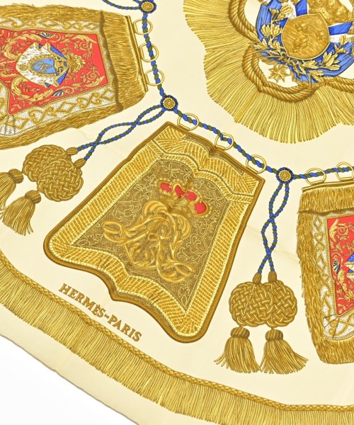 HERMES（エルメス）バンダナ・スカーフ 白 サイズ:90 レディース/2200656057269