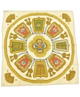 HERMES（エルメス）バンダナ・スカーフ 白 サイズ:90 レディース/2200656057269