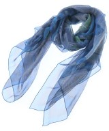 HERMES（エルメス）バンダナ・スカーフ 青 サイズ:140 レディース/2200656780020