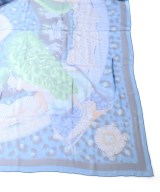 HERMES（エルメス）バンダナ・スカーフ 青 サイズ:140 レディース/2200656780020