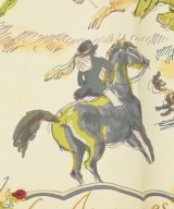 HERMES（エルメス）バンダナ・スカーフ 黄 サイズ:90 レディース/2200656861385